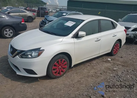 2016 Nissan Sentra Sv z USA, uszkodzony, nr VIN 3N1AB7AP2GY273818